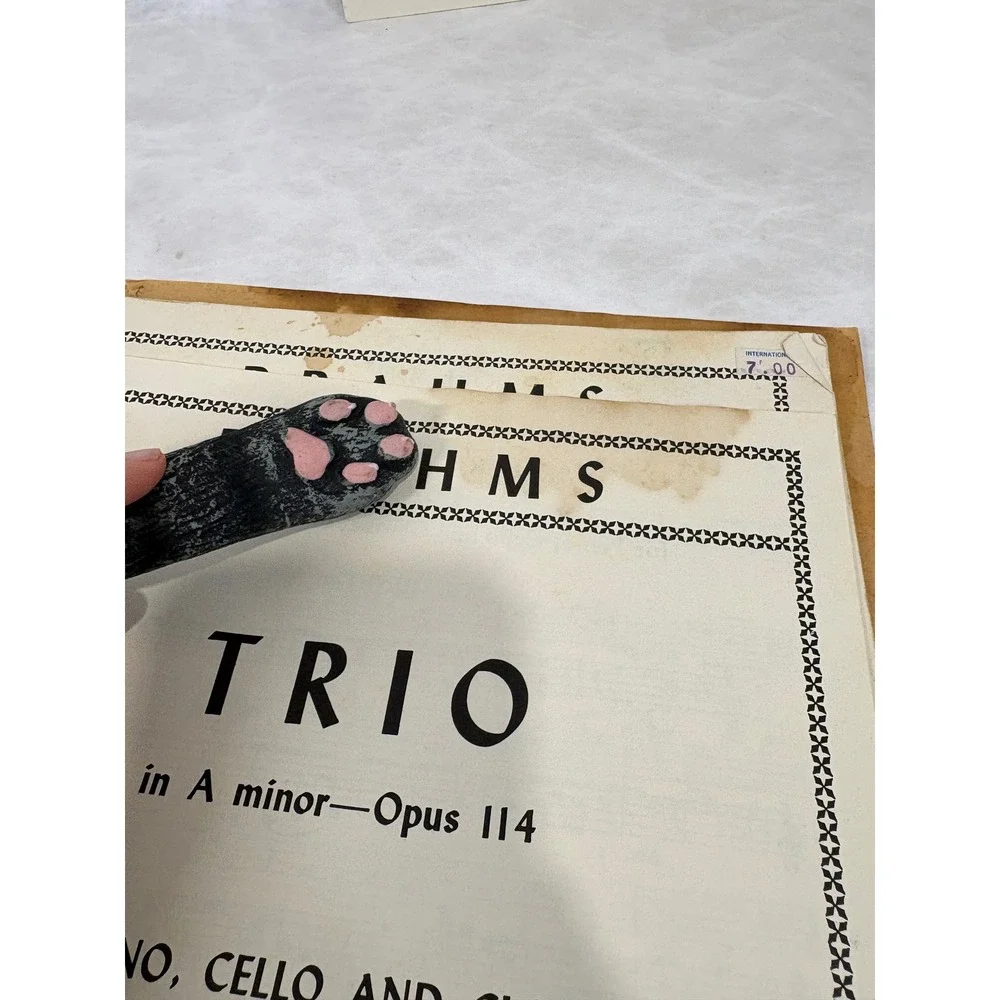 Brahms Trio in A minor Opus 114 Sheet Music Piano Cello Clarinet Violin Viola